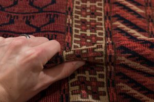 40631-Antique_Turkmen_Yomut_Ensi_Handwoven_Rug-3'9''x5'5''-Turkmenistan-10