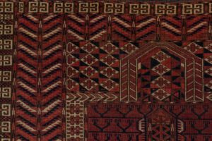 40631-Antique_Turkmen_Yomut_Ensi_Handwoven_Rug-3'9''x5'5''-Turkmenistan-6