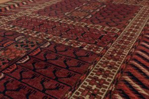 40631-Antique_Turkmen_Yomut_Ensi_Handwoven_Rug-3'9''x5'5''-Turkmenistan-7