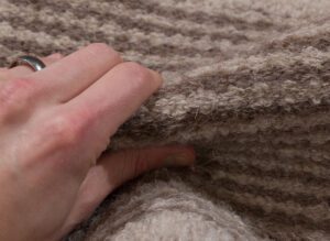 54433_LHD010A-Andes_Boucle_Stripe_Cocoa_Alpaca_Handwoven_Rug-1'0''x1'0''-Peru-3