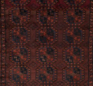 22958-Antique_Bokara_Fine_Handwoven_Tribal_Rug-4'2''x7'8''-Afghanistan-1-Center