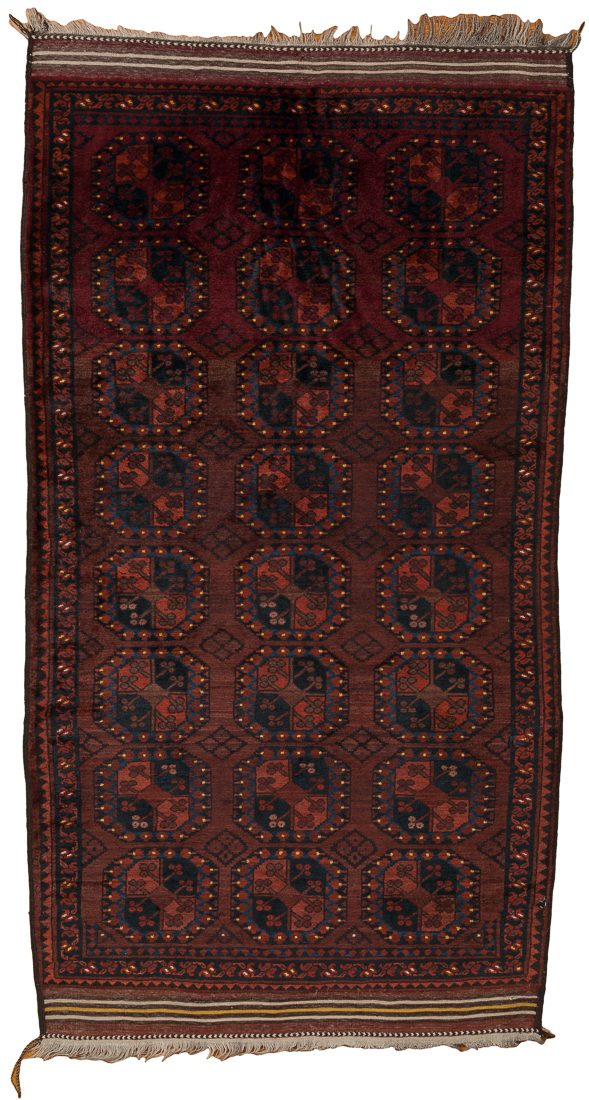 Antique Bokara Handwoven Rug