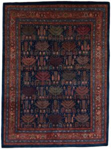 Persian Khamsehbaf Handwoven Village Rug