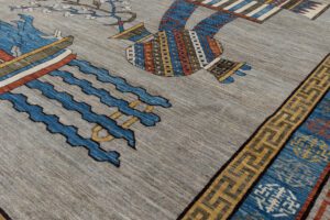 54555_BTR003A-East_Turkestan_Pictorial_Transitional_Handwoven_Rug-8'3''x9'7''-Afghanistan-5