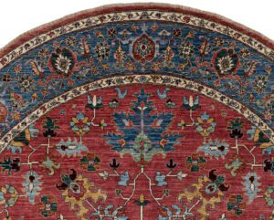 54556_BTR002A-Serapi_Handwoven_Tribal_Rug-7'11''x8'0''-Afghanistan-1-Border