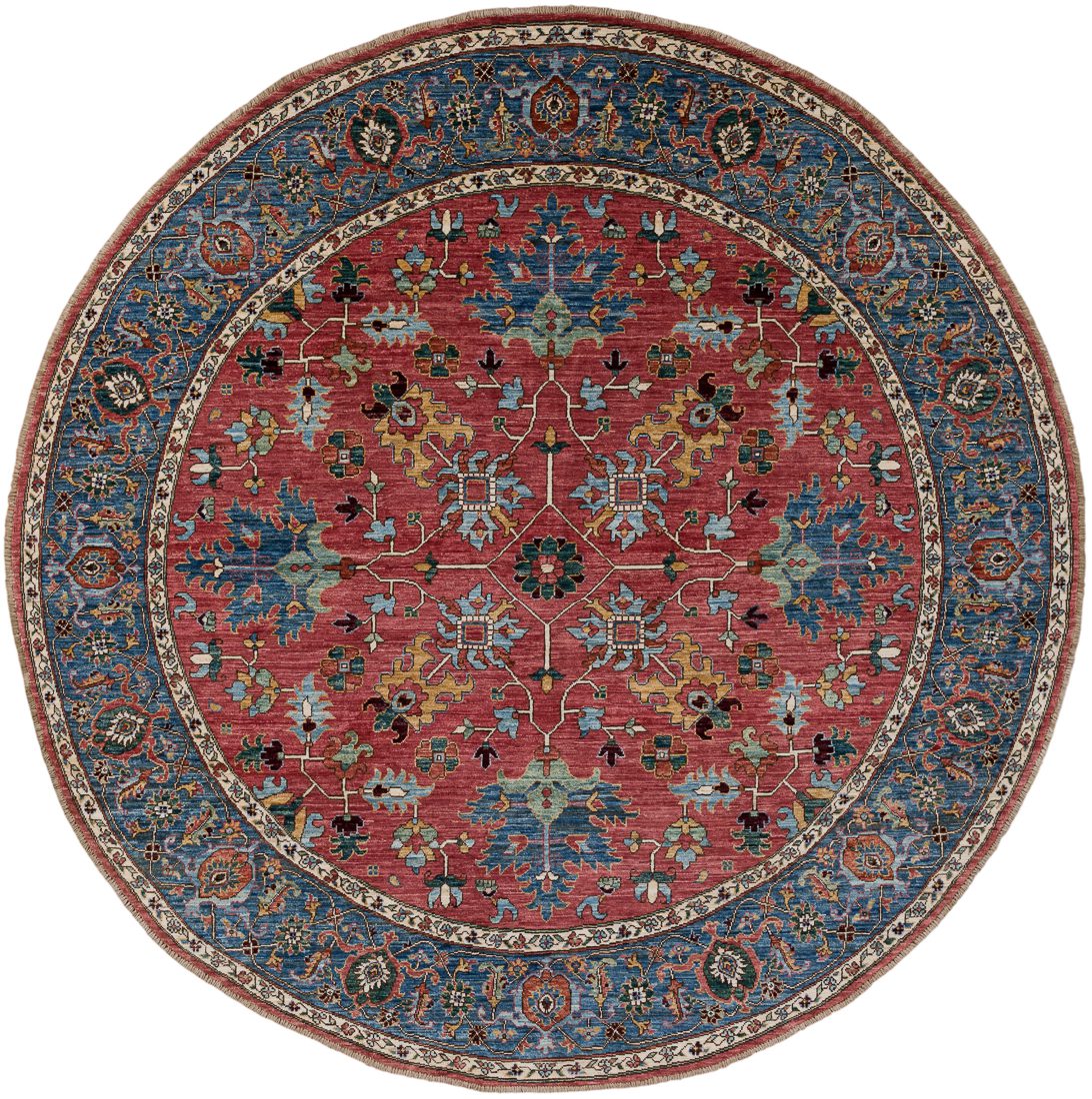 Afghan Serapi Handwoven Tribal Rug