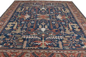 Afghan Serapi Handwoven Tribal Rug
