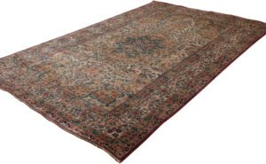 Fine Antiqued Lavar Handwoven Rug