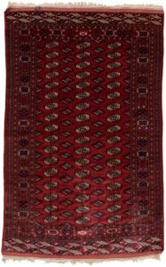 Antique Tekke Bokara Handwoven Rug