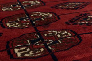24421-Antique_Tekke_Bokara_Fine_Handwoven_Rug-5'4''x8'0''-Turkmenistan-12