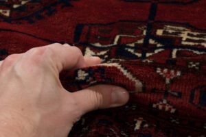24421-Antique_Tekke_Bokara_Fine_Handwoven_Rug-5'4''x8'0''-Turkmenistan-7