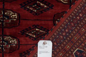 24421-Antique_Tekke_Bokara_Fine_Handwoven_Rug-5'4''x8'0''-Turkmenistan-8