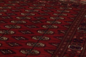 24421-Antique_Tekke_Bokara_Fine_Handwoven_Rug-5'4''x8'0''-Turkmenistan-9