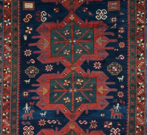 30196-Antique_Kazak_Handwoven_Rug-5'5''x10'2''-Caucasus-1-Center