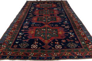 Antique Kazak Handwoven Rug
