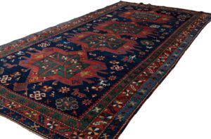 Antique Kazak Handwoven Rug