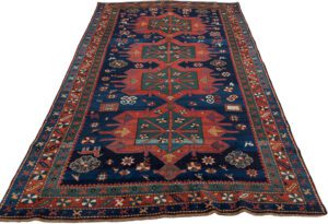 Antique Kazak Handwoven Rug