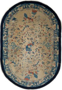 Antique Peking Chinese Handwoven rug