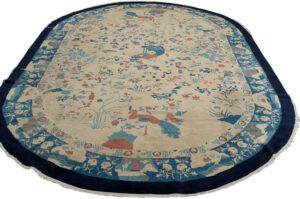Antique Peking Chinese Handwoven rug