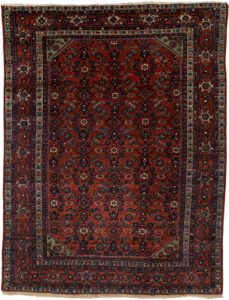 Antique Malayer Handwoven Rug