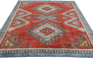 Afghan Navajo Contemporary Handwoven Tribal Rug