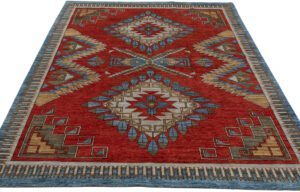 Afghan Navajo Contemporary Handwoven Tribal Rug