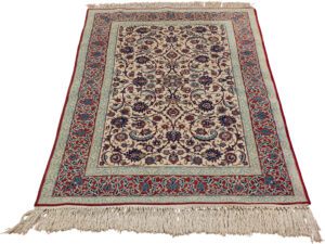 Persian Isfahan Vintage Handwoven Rug