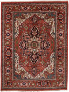 Persian Heriz Handwoven Rug