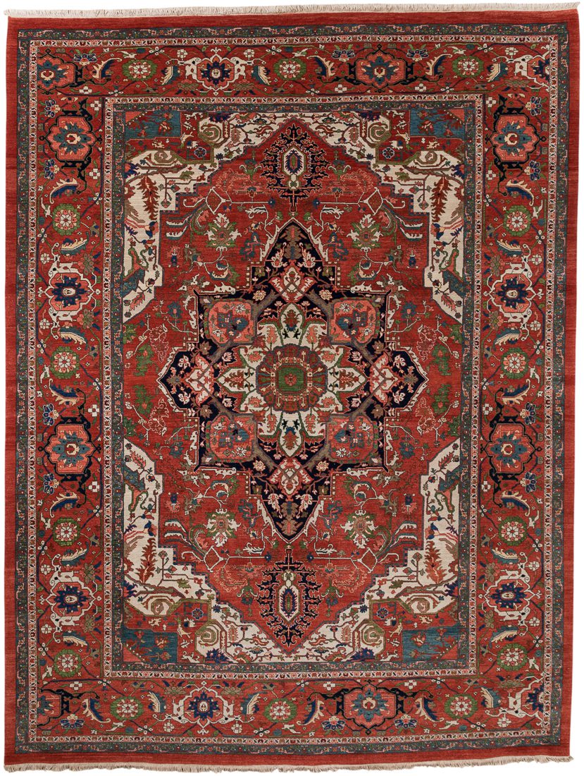 Persian Heriz Handwoven Rug