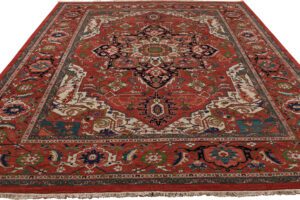 Persian Heriz Handwoven Rug