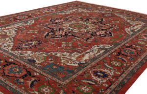 Persian Heriz Handwoven Rug