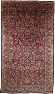 Antique Persian Sarouk Handwoven Rug