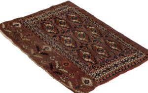 Antique Chuval Turkmen Yomut Bokara Rug