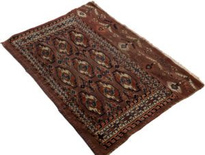 Antique Chuval Turkmen Yomut Bokara Rug