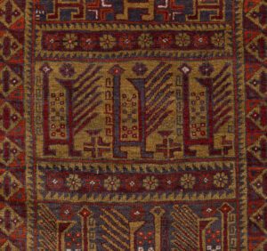 54762_ESTAFG1-Afghan_Baluch_Vintage_Handwoven_Tribal_Rug-2'11''x3'11''-Afghanistan-1-Center