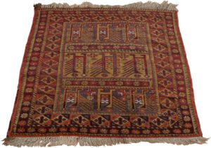 Afghan Baluch Vintage Handwoven Tribal Rug