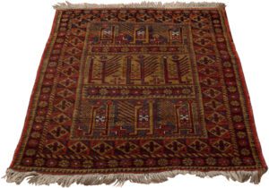 Afghan Baluch Vintage Handwoven Tribal Rug