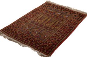 Afghan Baluch Vintage Handwoven Tribal Rug