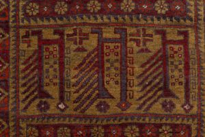 54762_ESTAFG1-Afghan_Baluch_Vintage_Handwoven_Tribal_Rug-2'11''x3'11''-Afghanistan-9