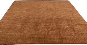 Modern Nepalese wool and silk handwoven Rug