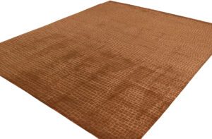 Modern Nepalese wool and silk handwoven Rug
