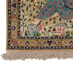 24036_ESTIRN1-Persian_Isfahan_Pictorial_Wool_and_Silk_Handwoven_Rug-2'3''x3'5''-Persia-1-Border