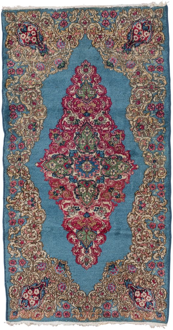 Antique Persian Kerman Handwoven Rug