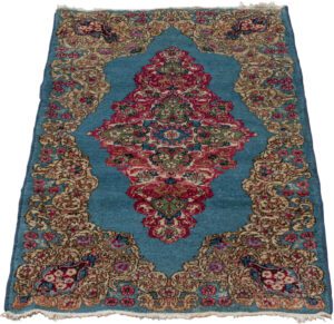 Antique Persian Kerman Handwoven Rug