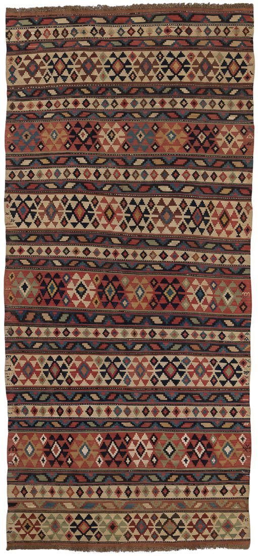 Antique Shirvan Kilim Handwoven Rug