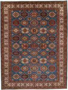 Fine Afghan Kazak Handwoven Tribal Rug