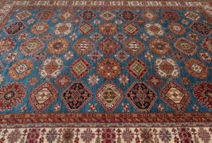 37652-Fine_Afghan_Kazak_Handwoven_Tribal_Rug-10'4''x13'5''-Afghanistan-22