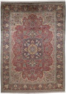 Kashan Art Silk Handwoven Rug