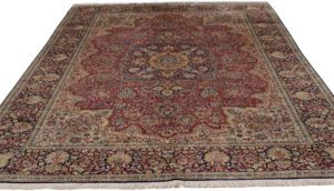 Kashan Art Silk Handwoven Rug