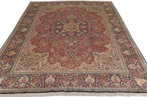 Kashan Art Silk Handwoven Rug